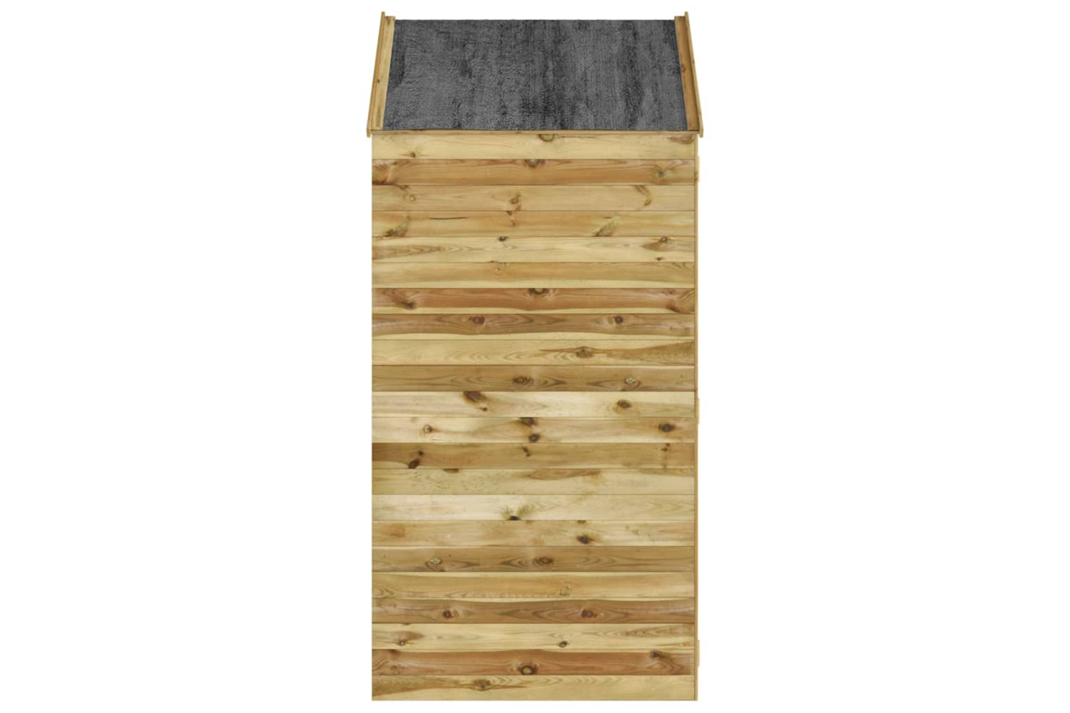 vidaXL 318193 Garden Tool Shed With Door 107x107x220cm Impregnated Solid Wood Pine-3