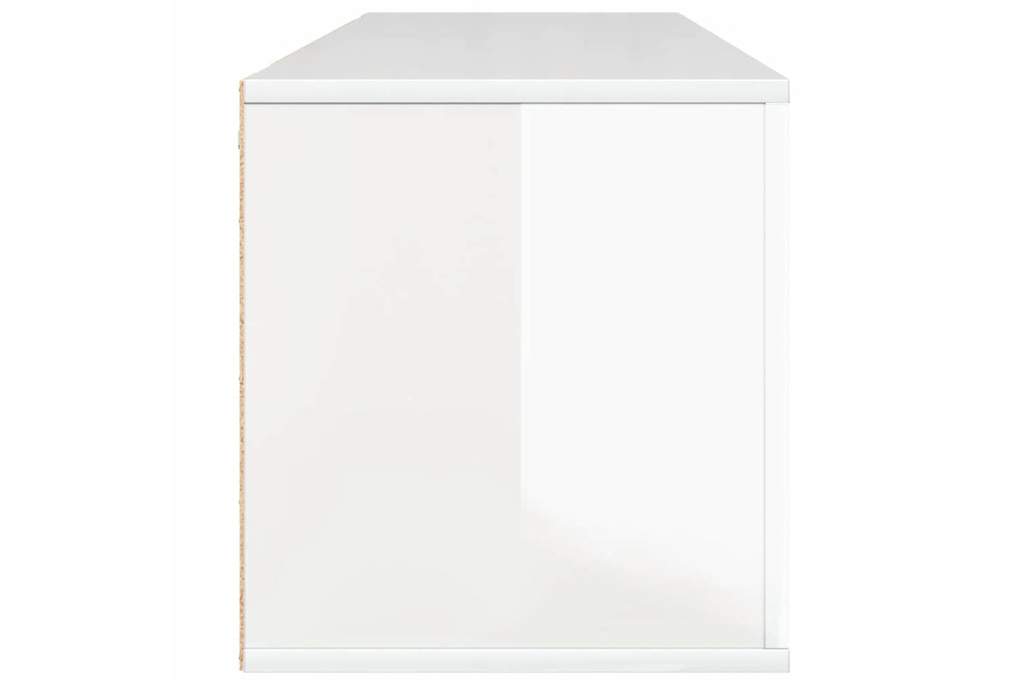vidaXL 821022 Wall Shoe Cabinet High Gloss White 100x35x38cm Engineered Wood-6