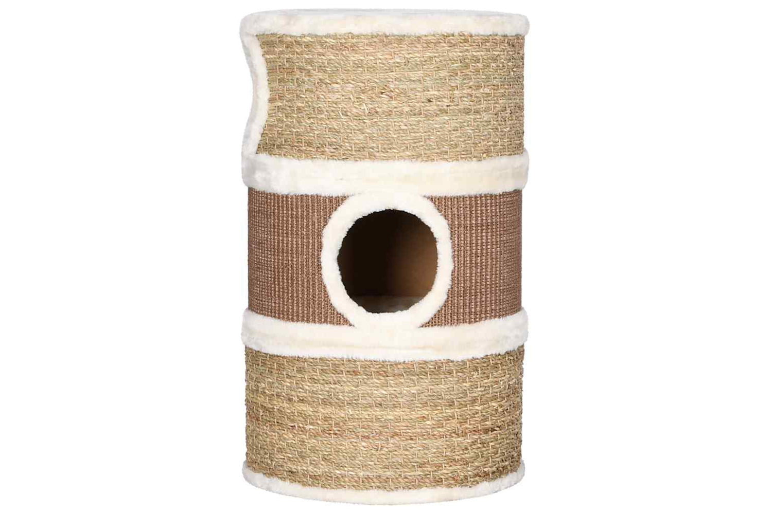 Vidaxl Cat Scratching Barrel 60 Cm Seagrass-3