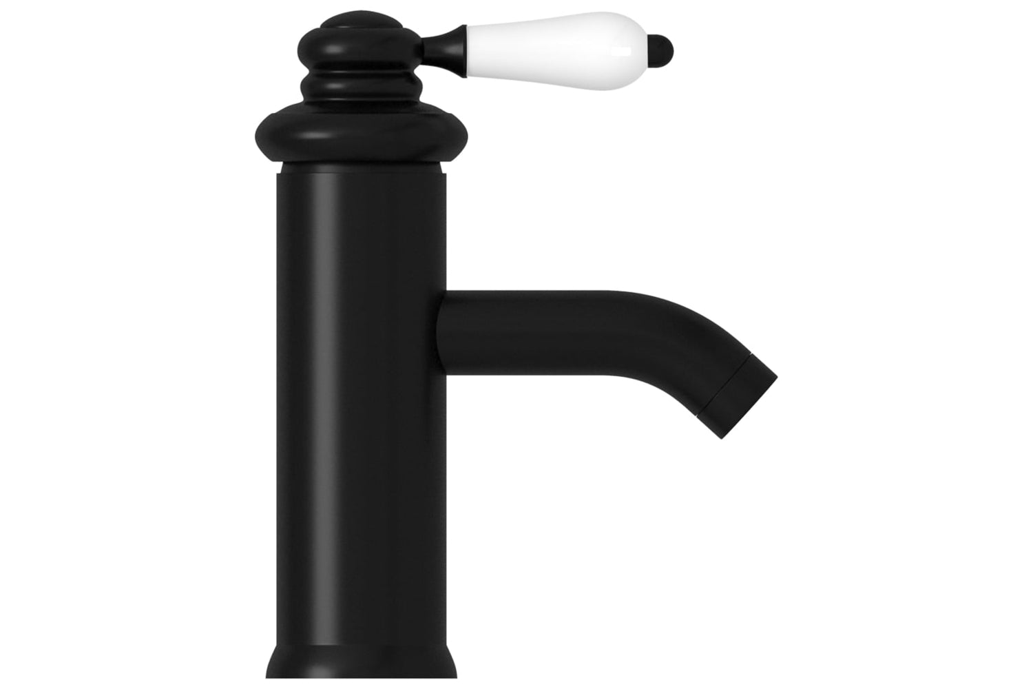 vidaXL 149071 Bathroom Basin Faucet Black 130x180mm-3