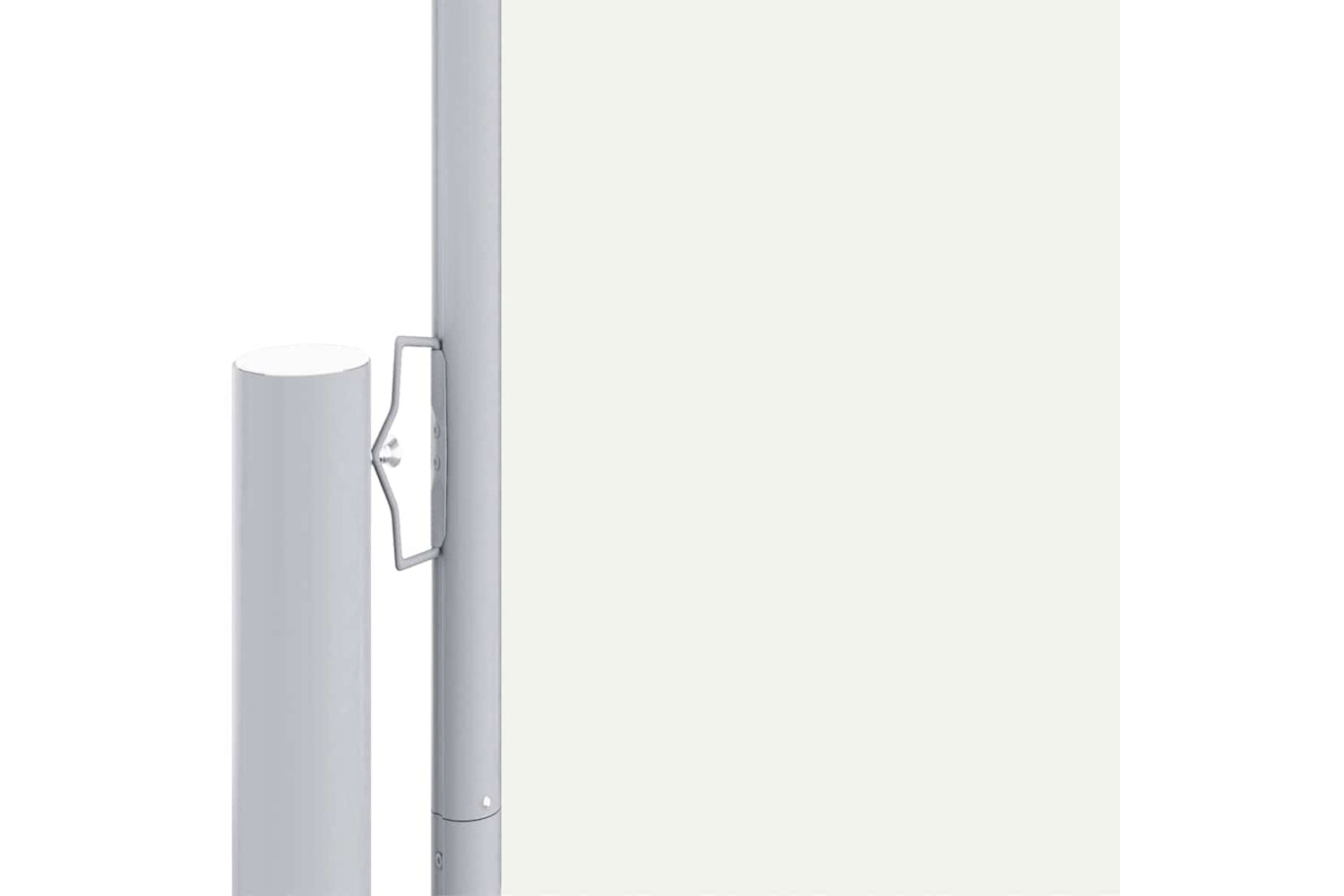 vidaXL 318001 Retractable Side Awning Cream 180x600cm-3