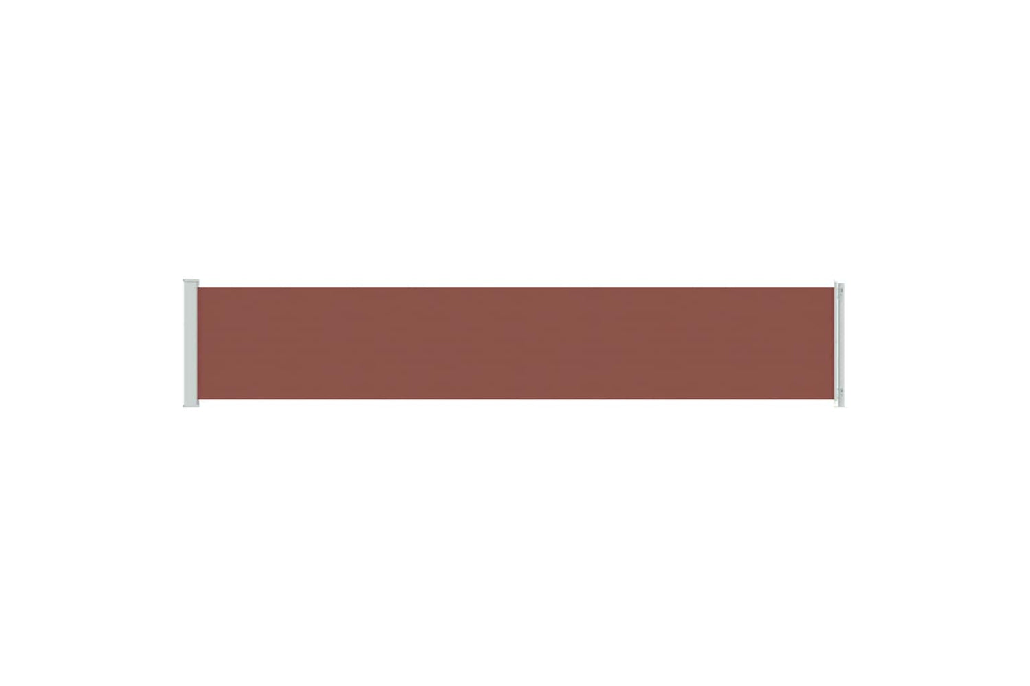vidaXL 317951 Patio Retractable Side Awning 117x600cm Brown-3