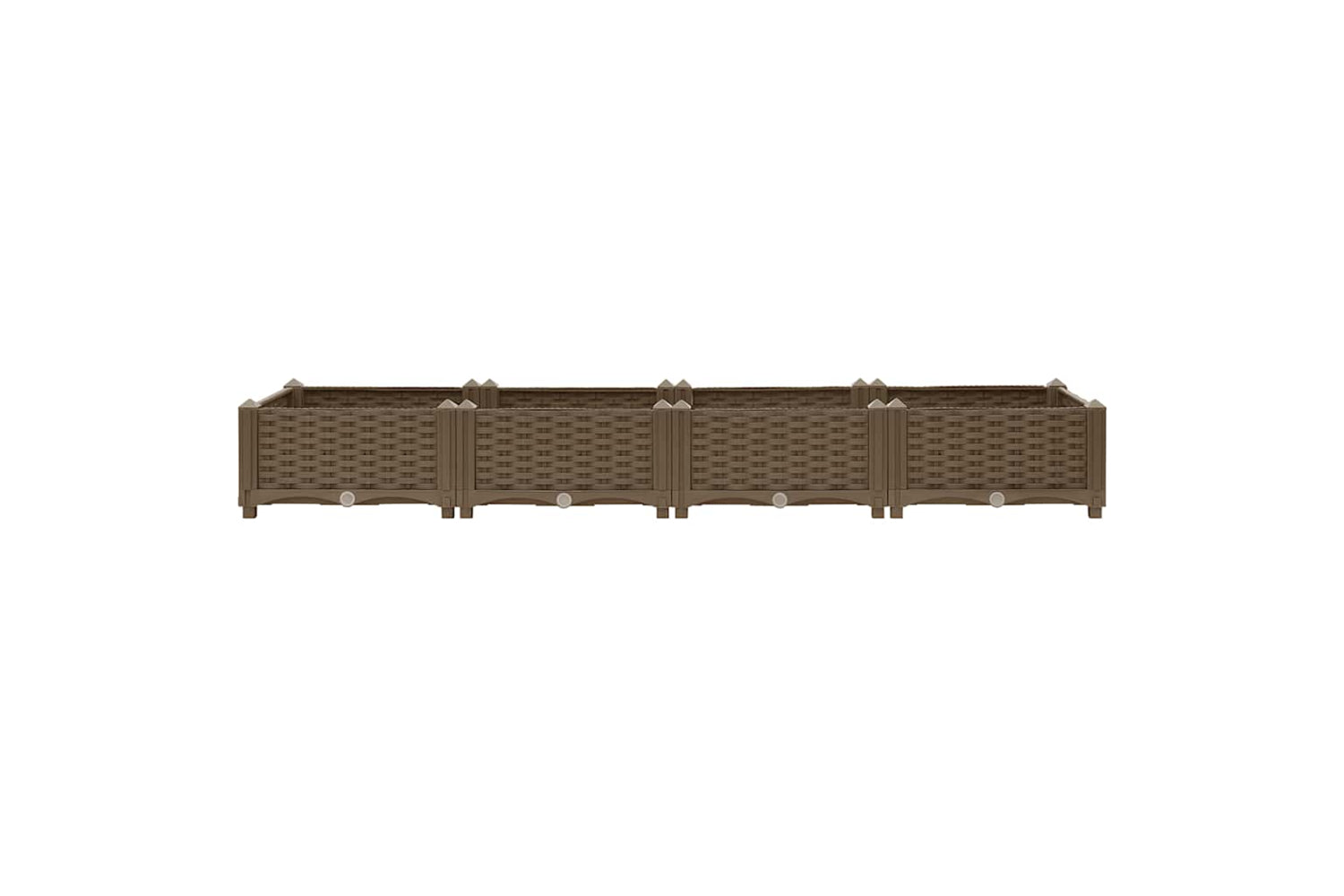 vidaXL Raised Bed 160x40x23cm Polypropylene-3