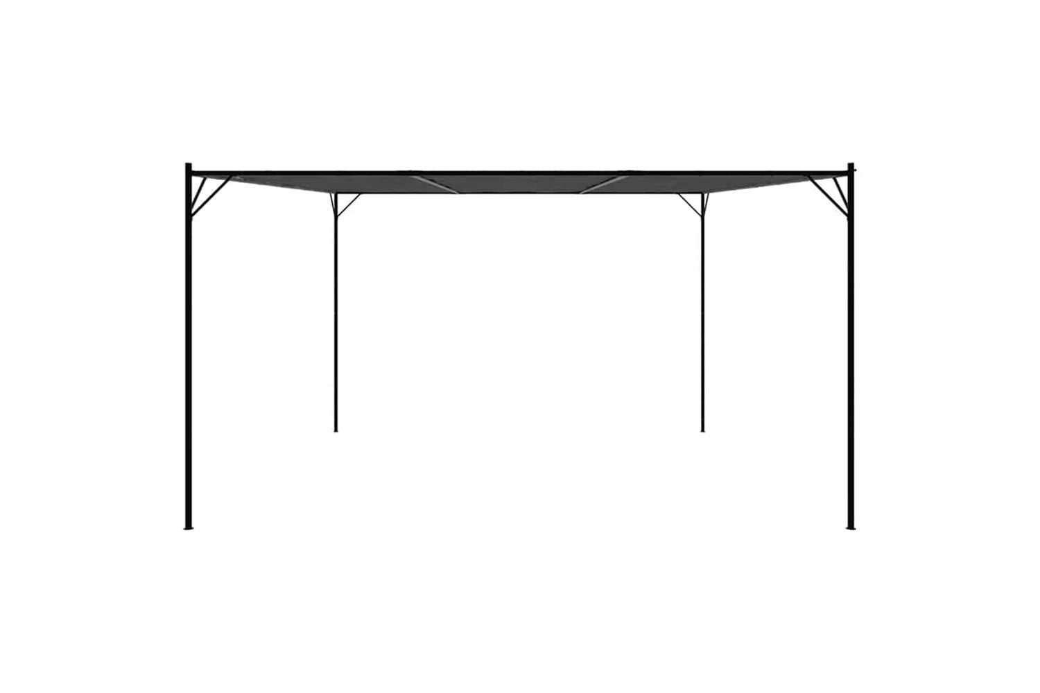 Vidaxl 362465 Gazebo Anthracite 4x4 M 180 G/mâ² Fabric And Steel-3