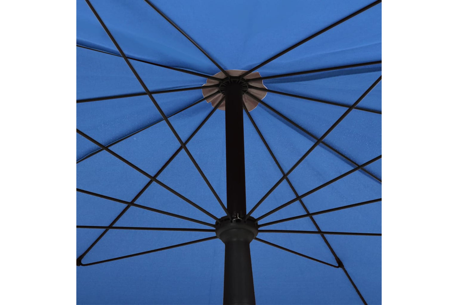 vidaXL 315558 Garden Parasol With Pole 200x130cm Azure Blue-5