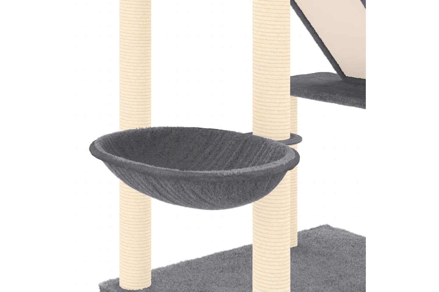 vidaXL 171614 Floor To Ceiling Cat Tree Dark Grey 277-303cm-7