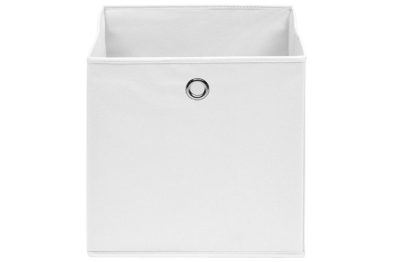 vidaXL 325207 Storage Boxes 4 Pcs Non-woven Fabric 28x28x28cm White-3