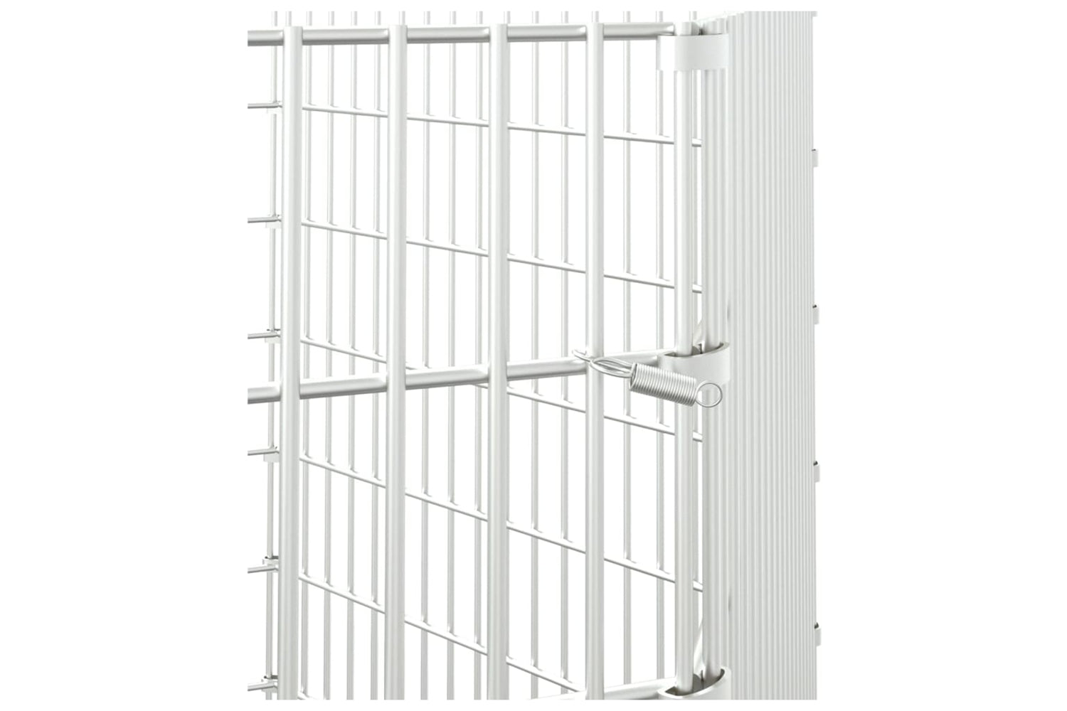 Vidaxl Free Range Animal Enclosure 6-panel 54x100 Cm Galvanised Iron-5