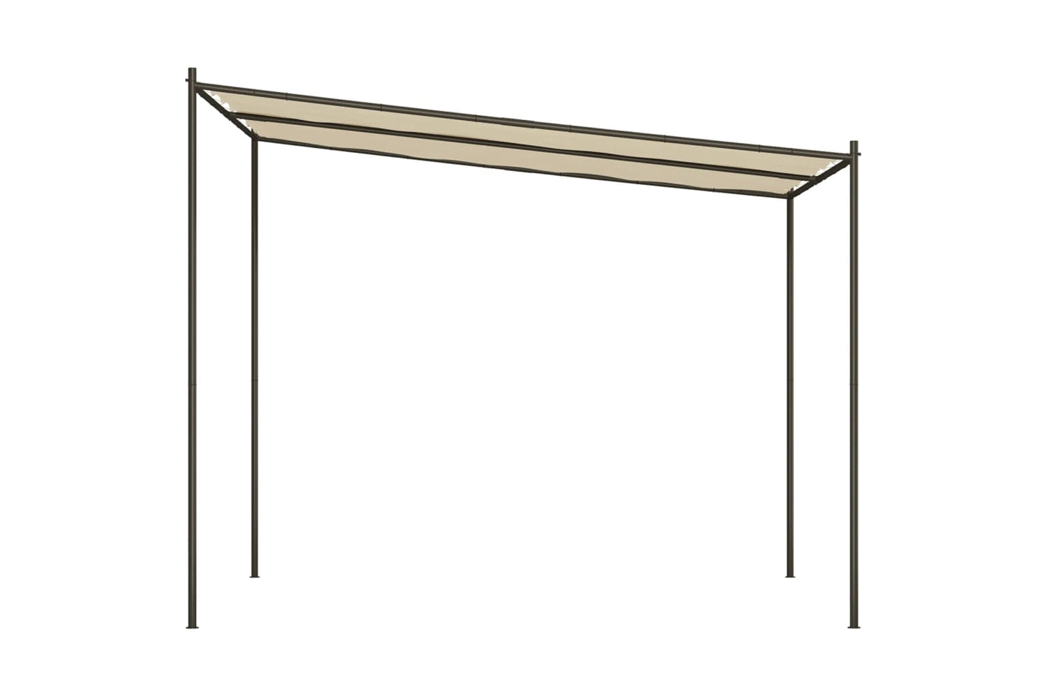 Vidaxl 362463 Gazebo Beige 3x3 M 180 G/mâ² Fabric And Steel-3