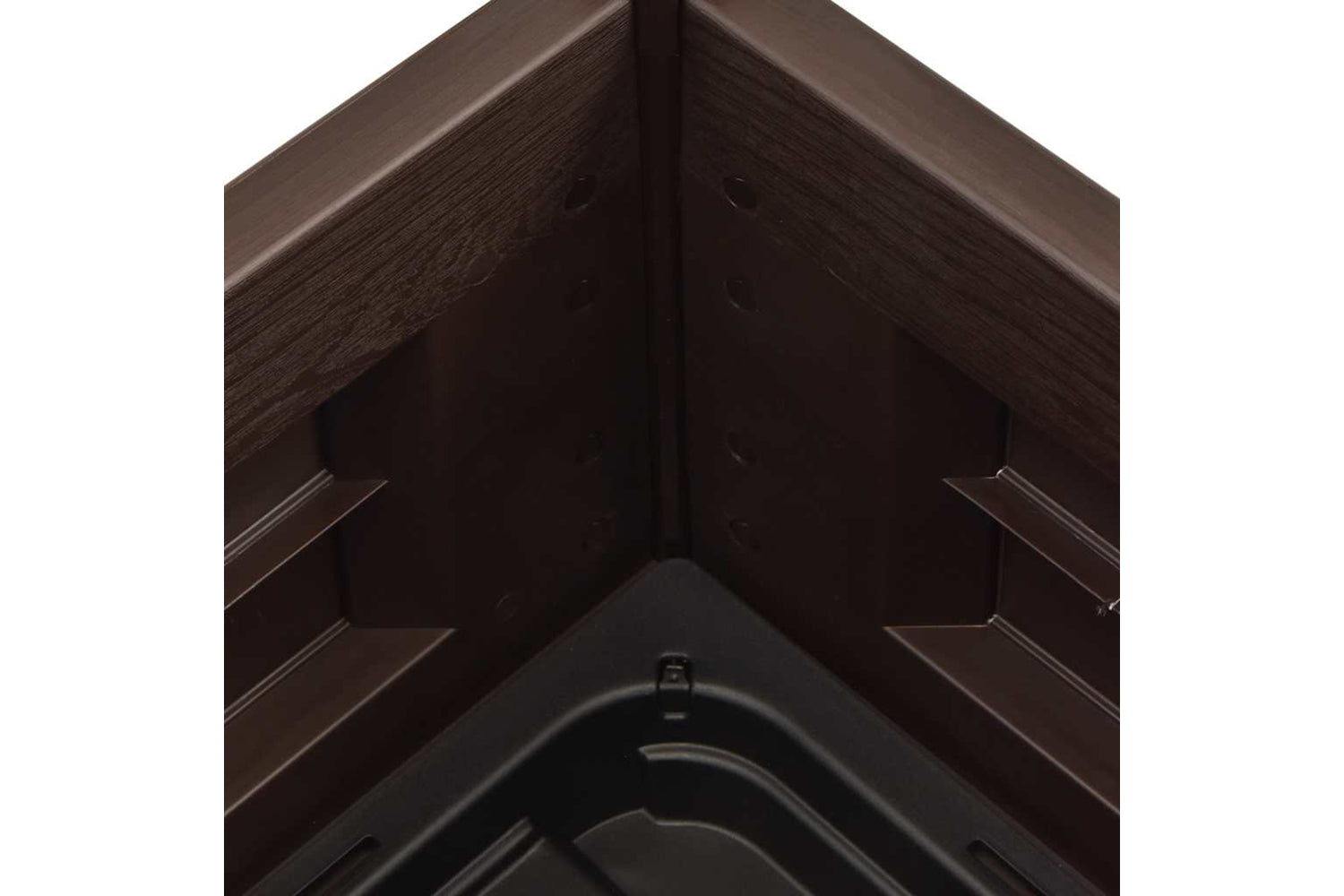 vidaXL 313973 Garden Raised Bed Pp Anthracite 43x43x35cm-3