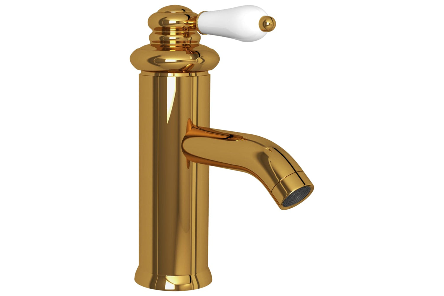 vidaXL 149072 Bathroom Basin Faucet Gold 130x180mm-2