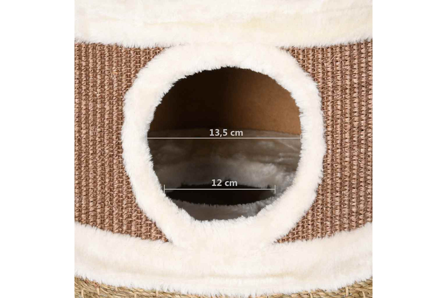 Vidaxl Cat Scratching Barrel 60 Cm Seagrass-8