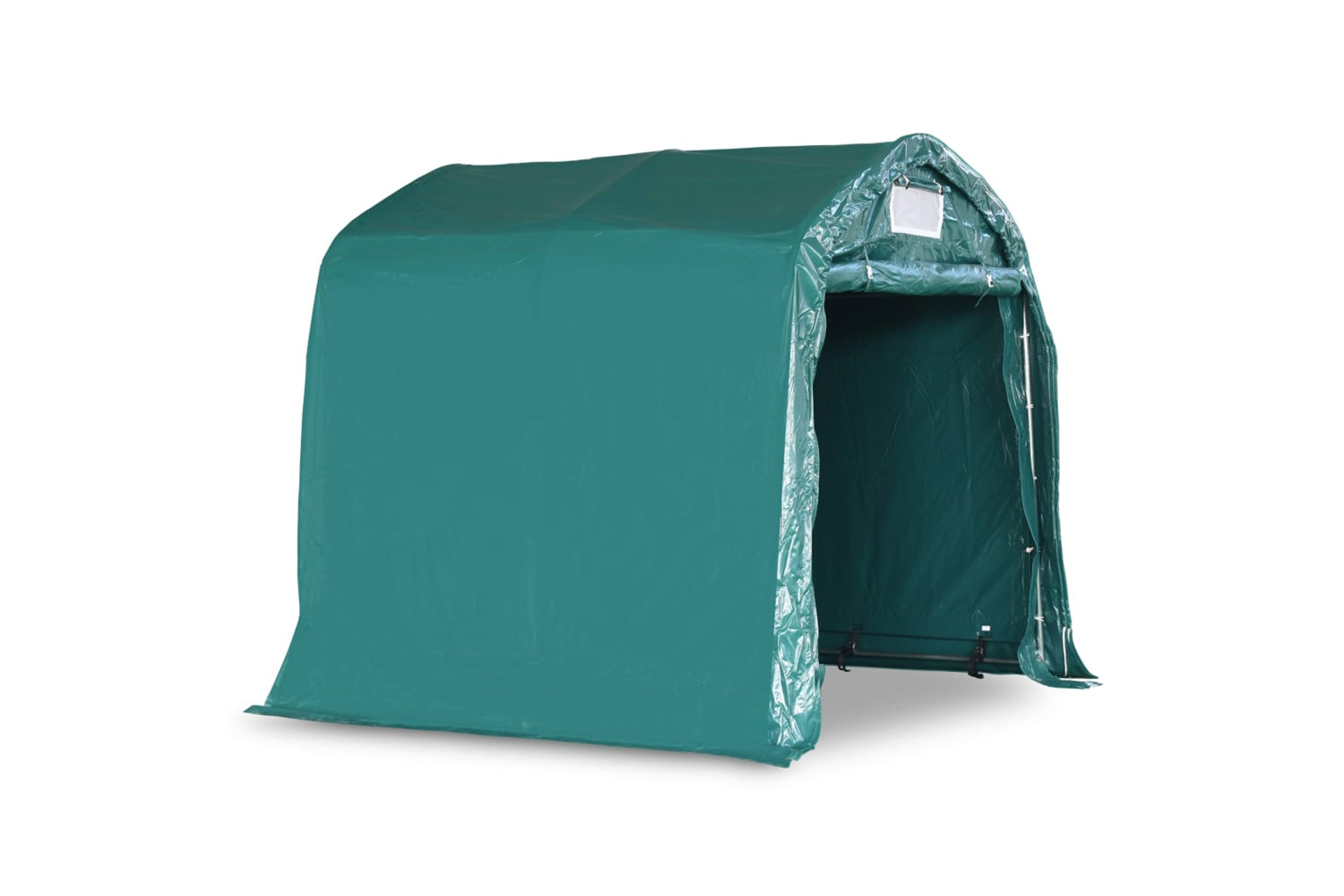 Vidaxl 3056431 Garage Tent Pvc 2.4x2.4 M Green-3