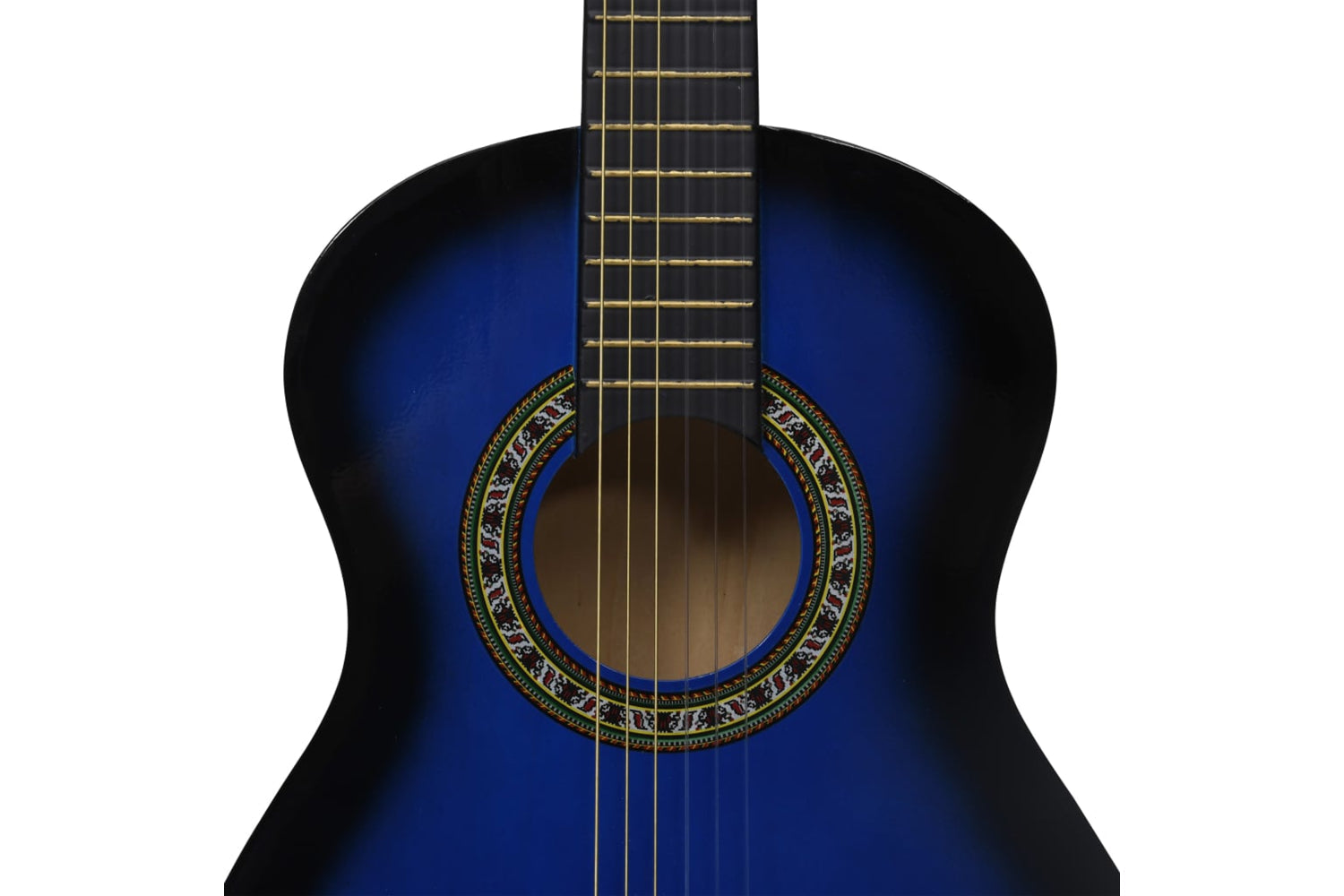vidaXL 3055603 Classical Guitar For Beginner And Kid With Bag Blue 1/2 34"-6