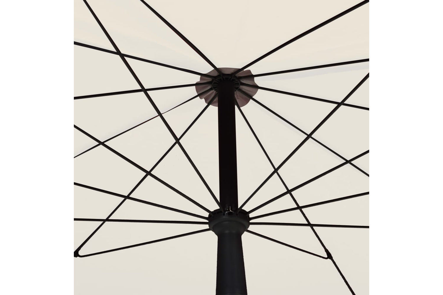 vidaXL 315551 Garden Parasol With Pole 200x130cm Sand-5