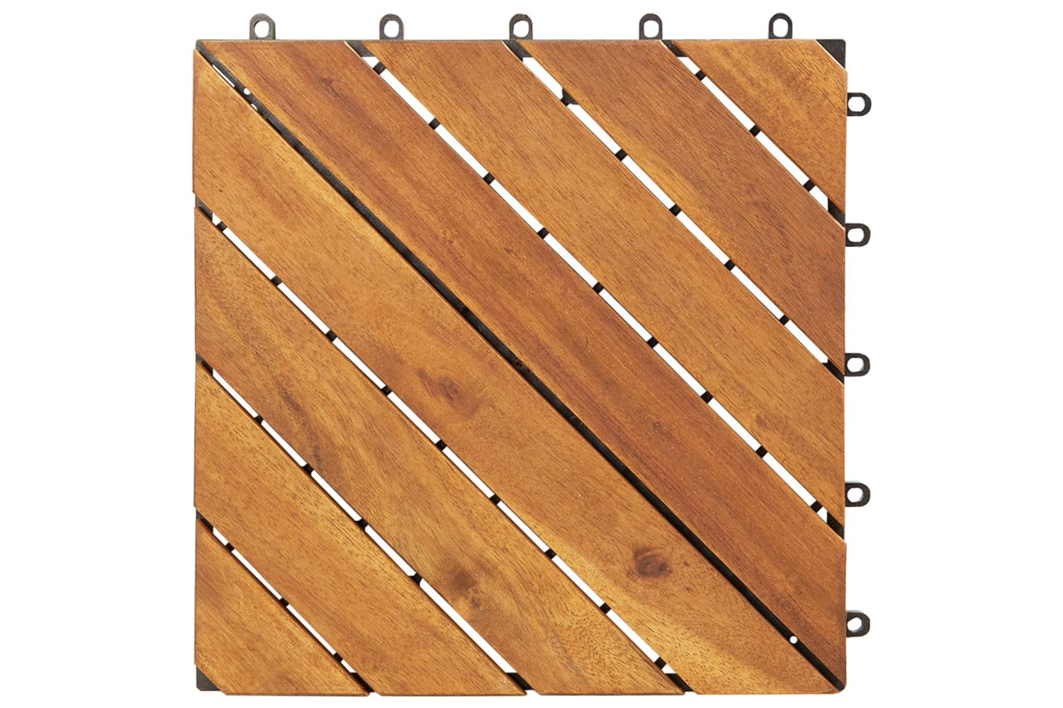 vidaXL 310120 Decking Tiles 10 Pcs 30x30cm Solid Acacia Woo-3