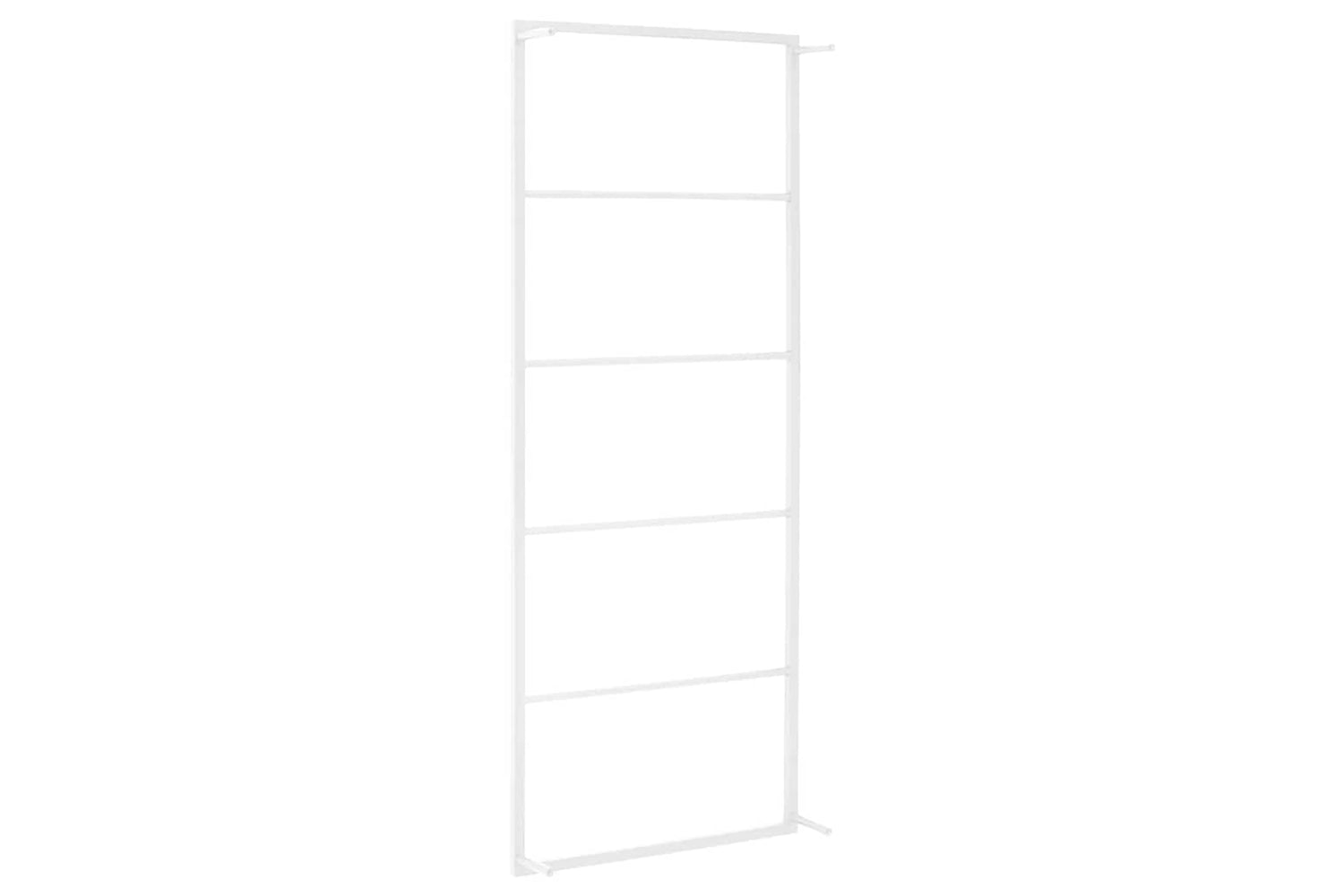 vidaXL 336119 Towel Rack White 45x10x115cm Steel-3