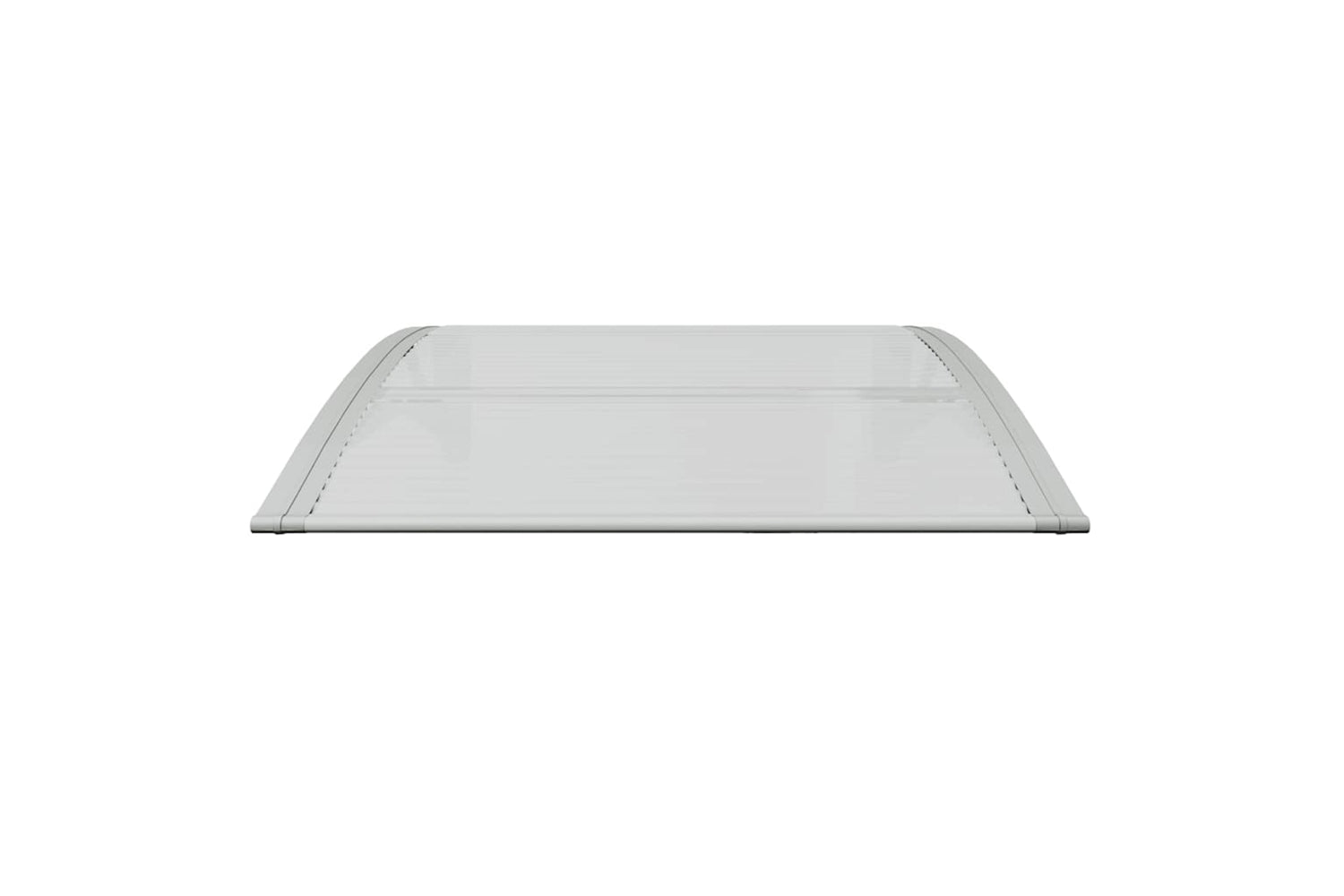vidaXL 153586 Door Canopy Grey And Transparent 80x80cm Polycarbonate-3