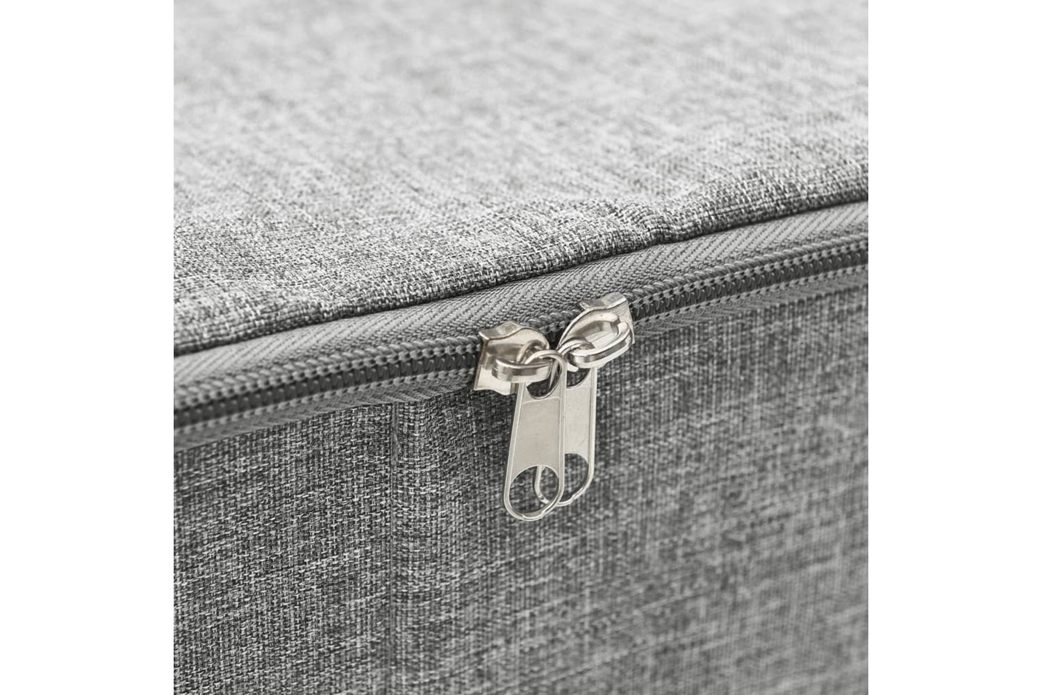 vidaXL 332905 Storage Box Fabric 70x40x18cm Grey-8