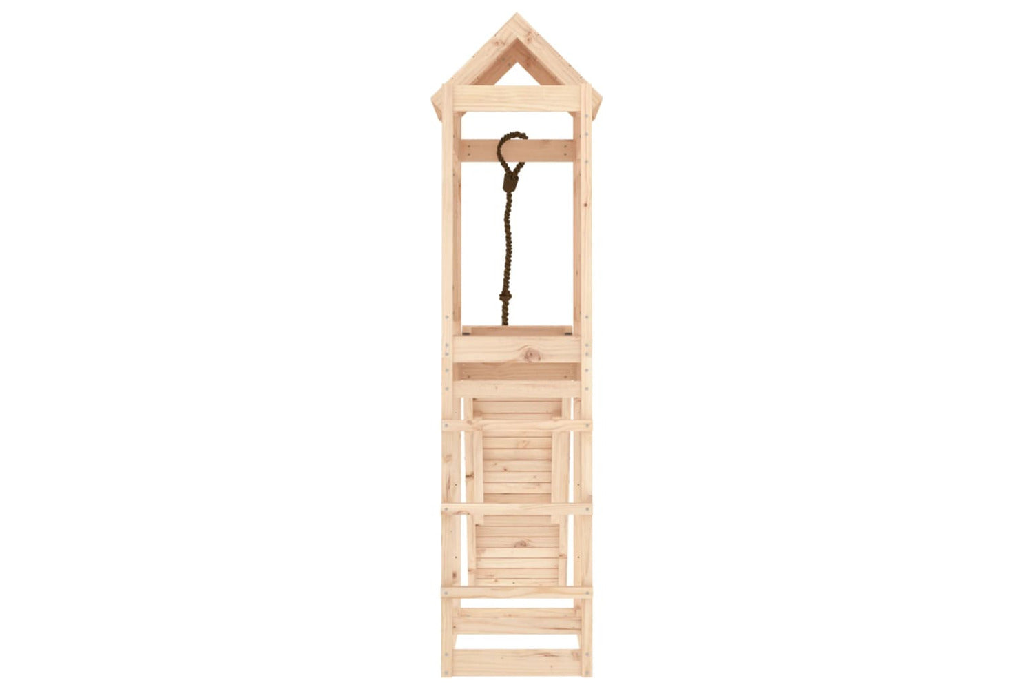 Vidaxl 3156940 Playhouse With Climbing Wall Solid Wood Pine-7