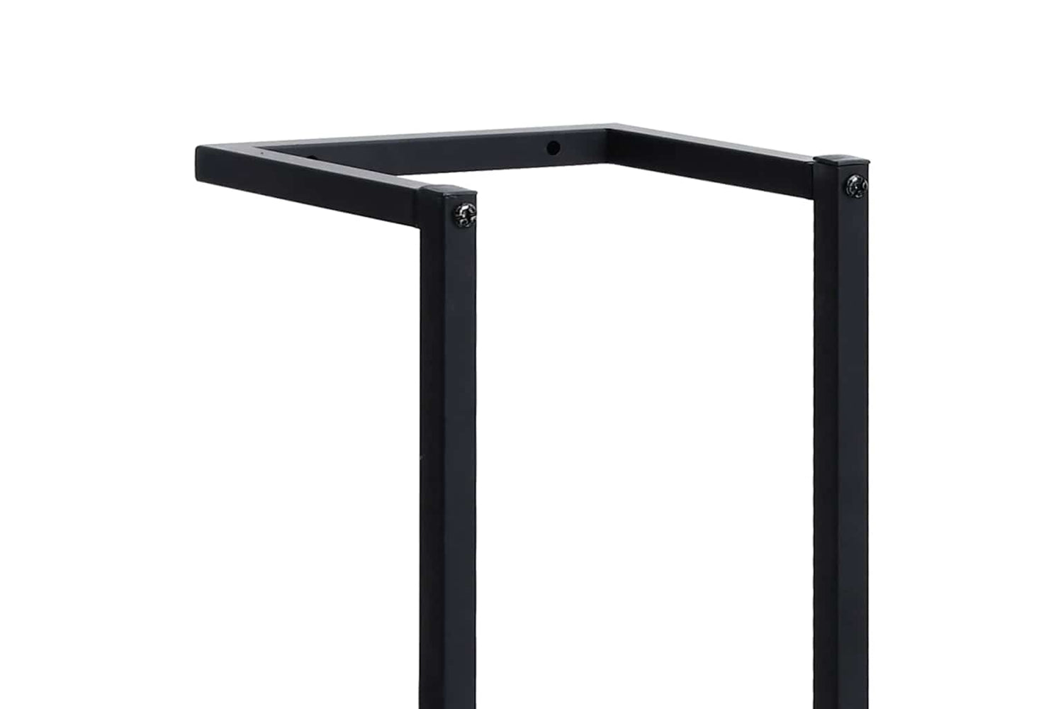 vidaXL 325918 Towel Rack Black 25x20x95cm Iron-6