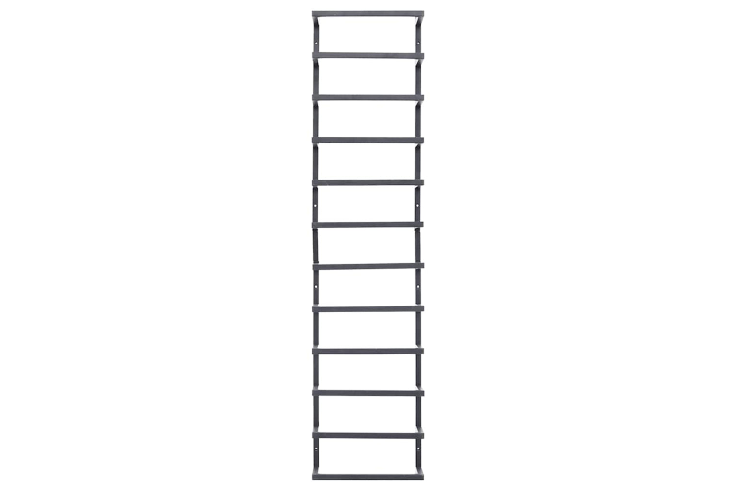 vidaXL 336125 Towel Rack Black 24x12x96cm Steel-3