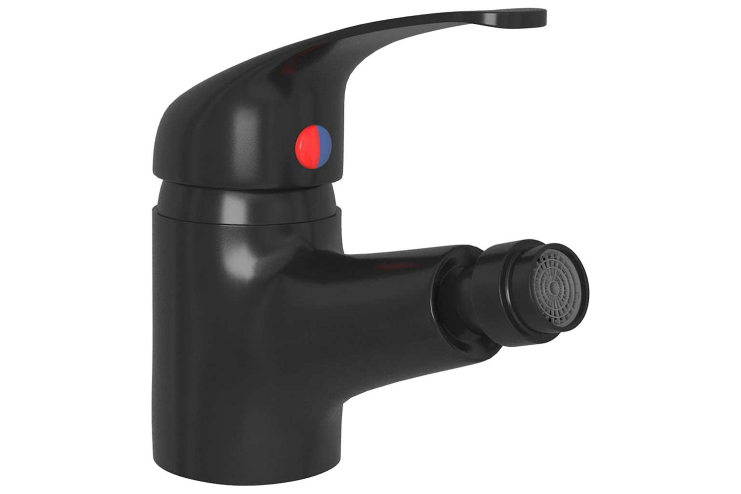 vidaXL 149084 Bathroom Bidet Mixer Tap Black 13x12cm-2
