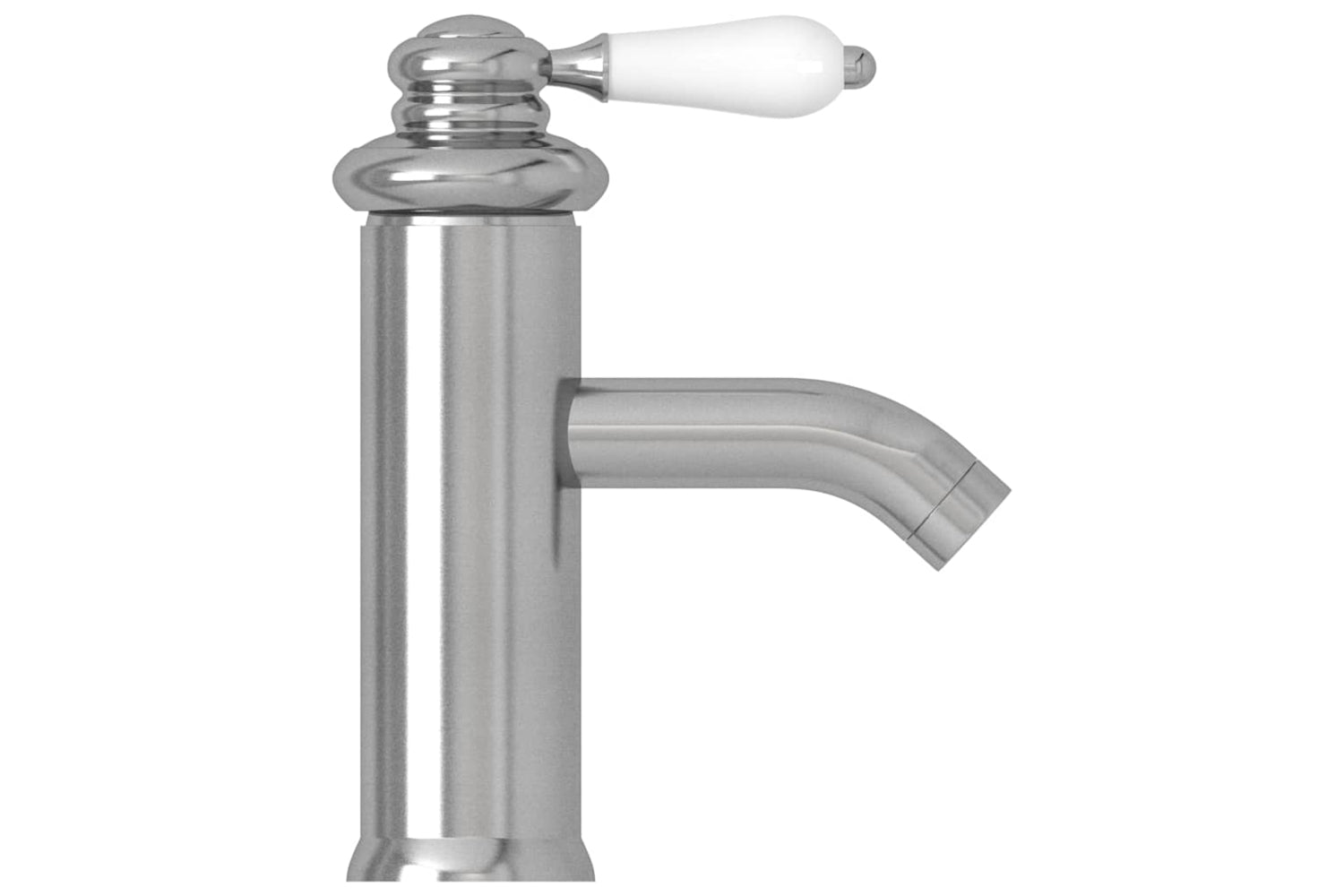 vidaXL 149074 Bathroom Basin Faucet Silver 130x180mm-3