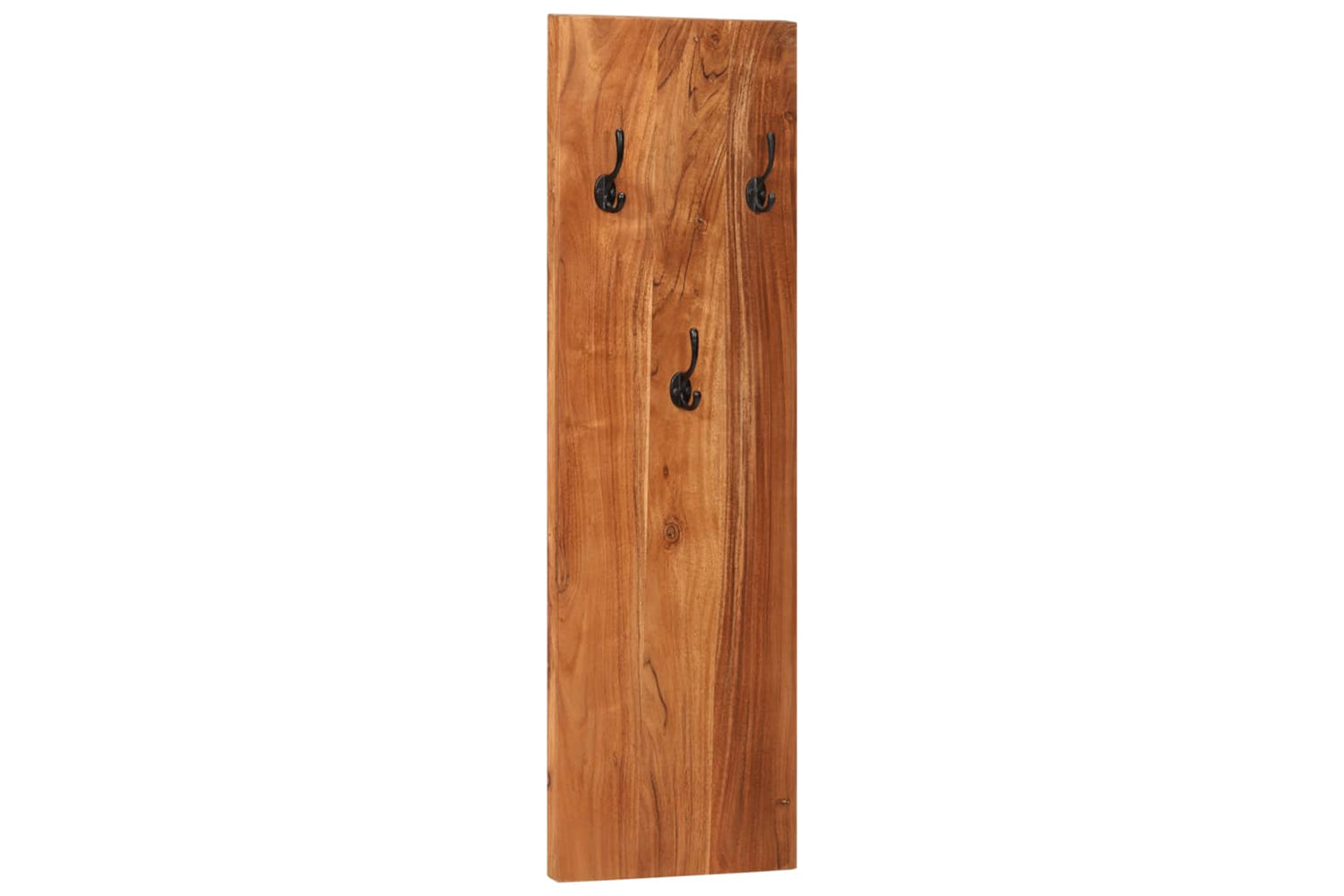 vidaXL 337068 Wall-mounted Coat Racks 2 Pcs 36x3x110cm Solid Acacia Wood-9