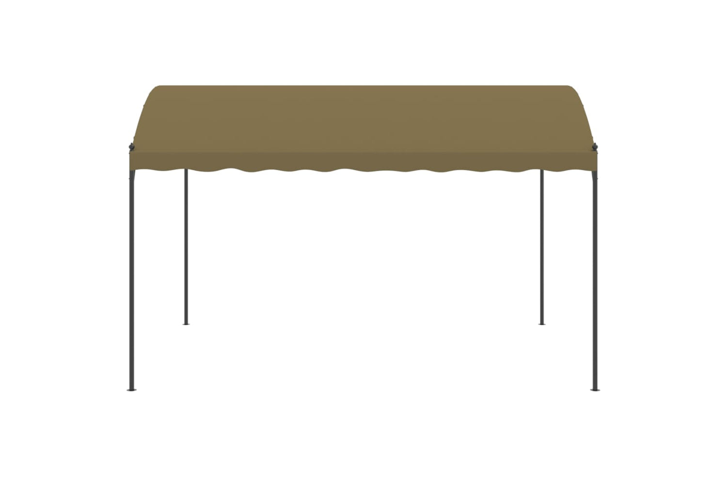 Vidaxl 312217 Gazebo 4x3x2.6 M Taupe 180 G/mâ²-3