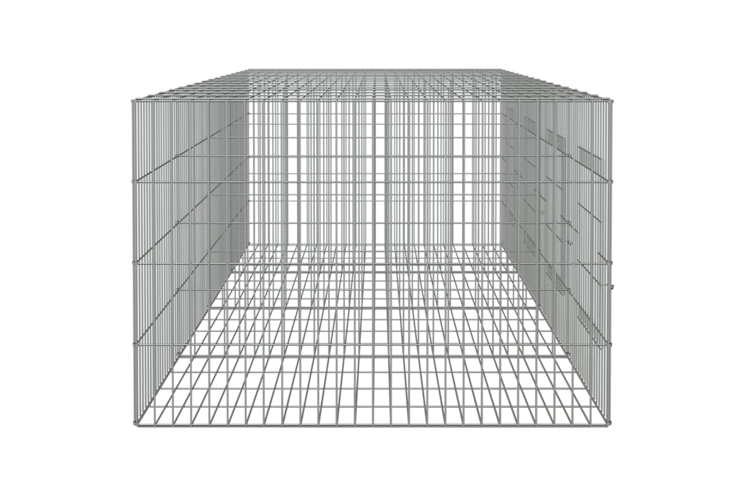 vidaXL 171570 4-panel Rabbit Cage 217x79x54cm Galvanised Iron-4