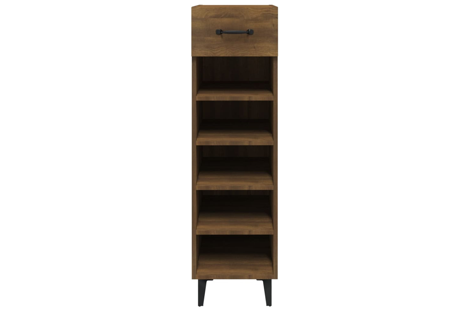 vidaXL 817566 Shoe Cabinet Brown Oak 30x35x105cm Engineered Wood-3
