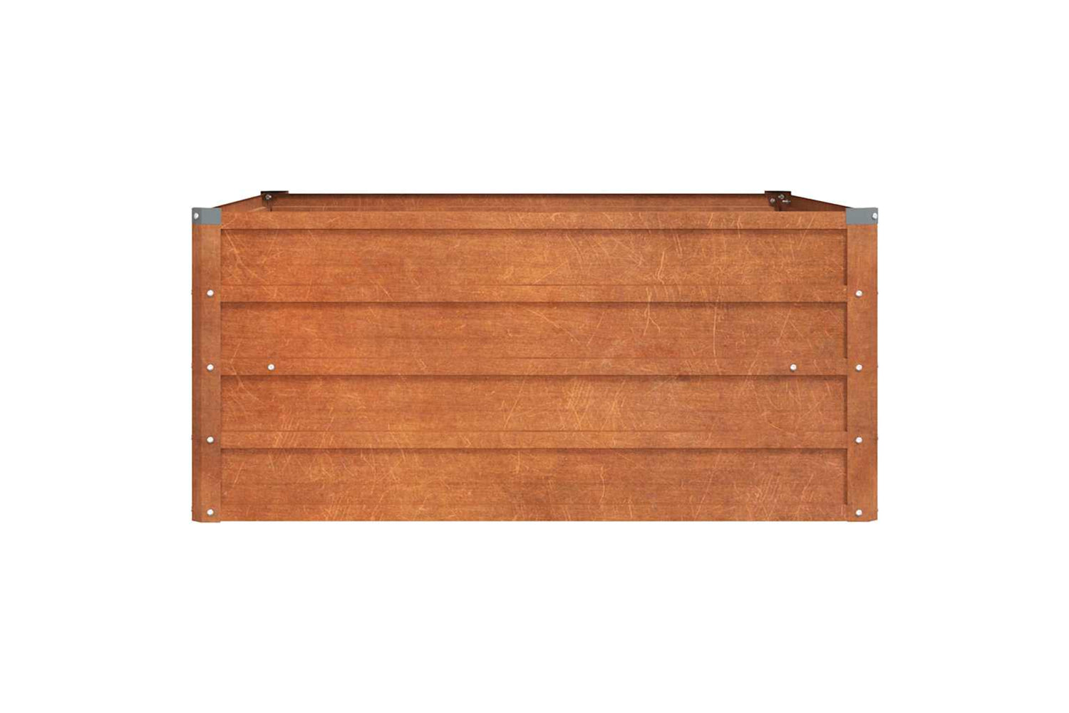 Vidaxl Garden Raised Bed Rusty 100x100x45 Cm Corten Steel-3