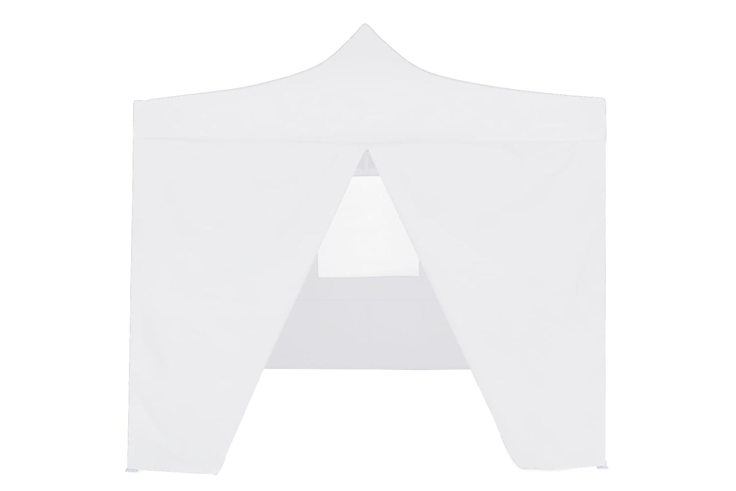 Vidaxl 48861 Professional Folding Party Tent With 4 Sidewalls 3x3 M Steel White-3