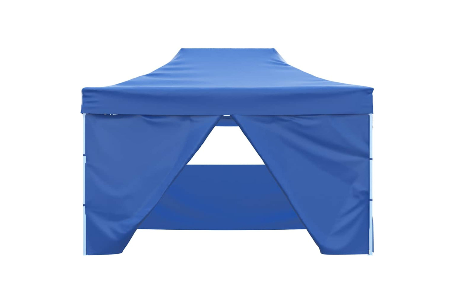 Vidaxl Professional Folding Party Tent With 4 Sidewalls 3x4 M Steel Blue-3