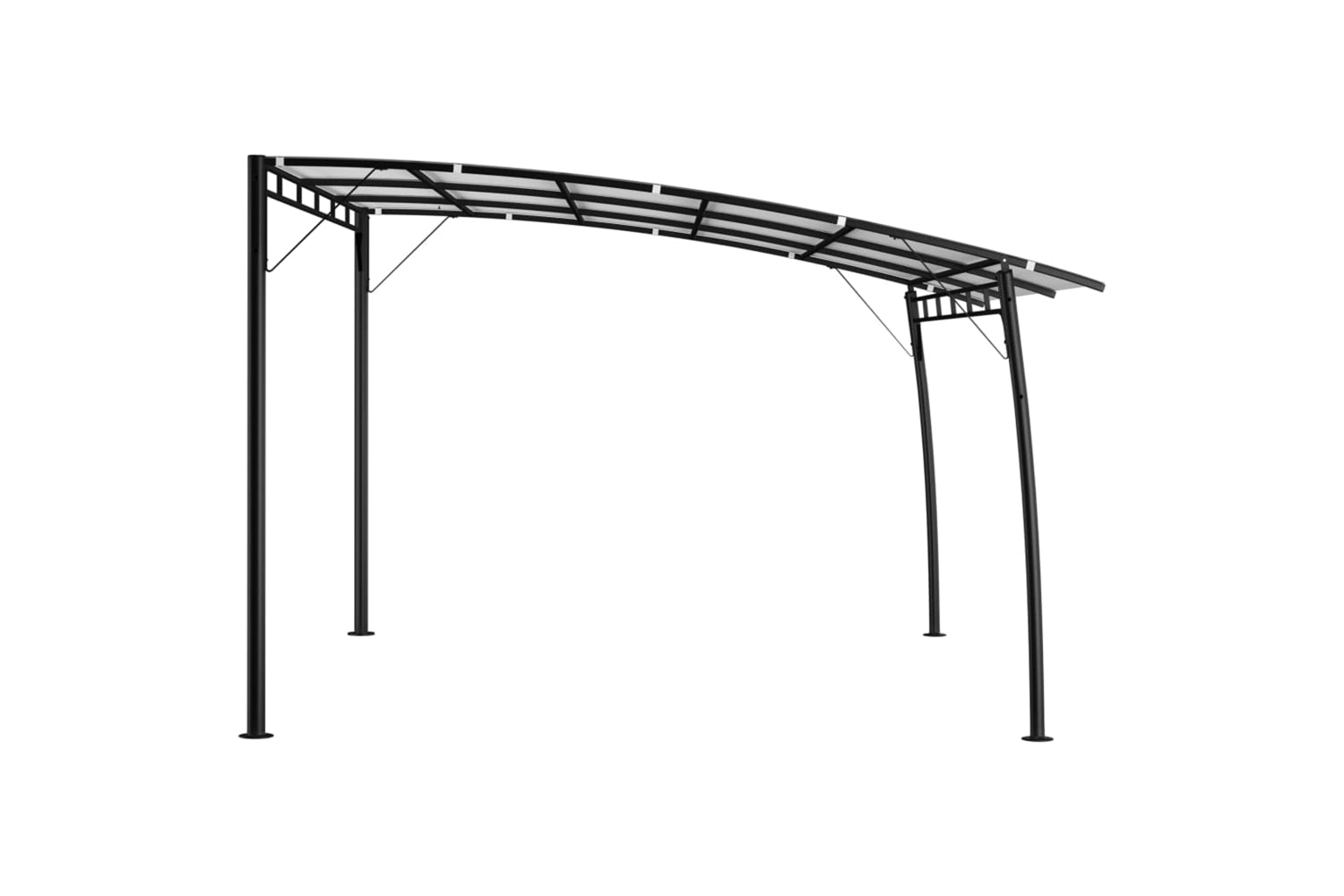 Vidaxl 47976 Garden Sunshade Awning 4x3x2.55 M Cream-3