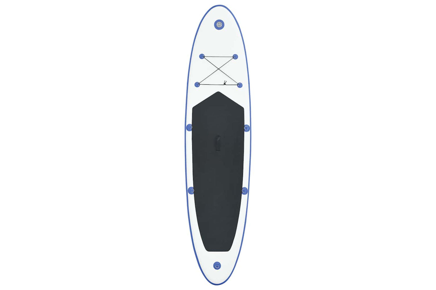 Vidaxl Stand Up Paddle Board Set Sup Surfboard Inflatable Blue And White-3