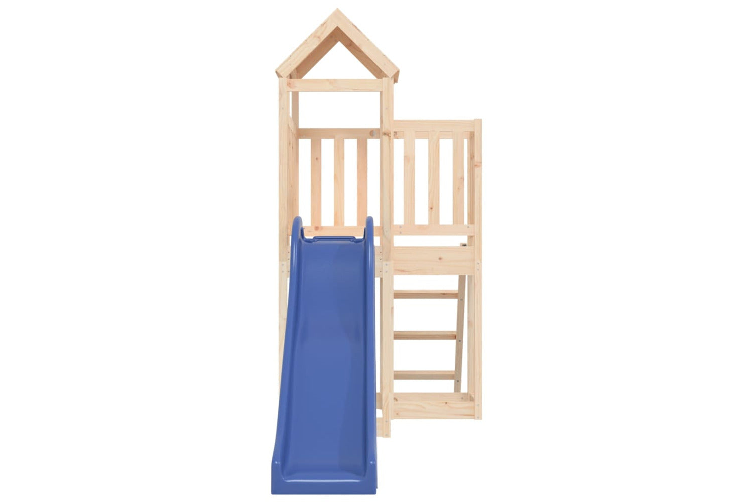 Vidaxl 3155828 Playhouse With Slide Solid Wood Pine-4