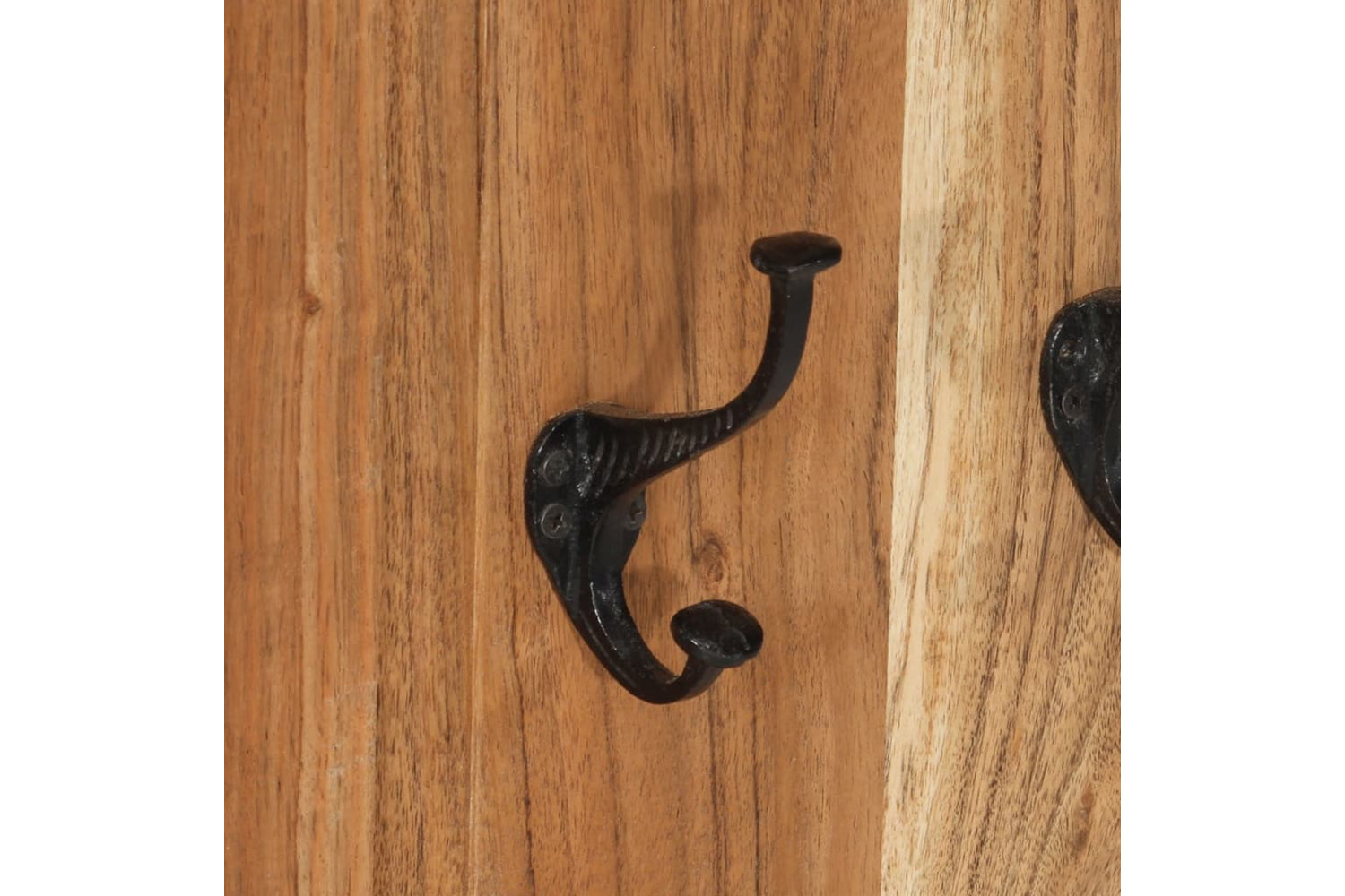 vidaXL 337854 Coat Racks 2 Pcs Solid Wood Acacia 38x100cm-7
