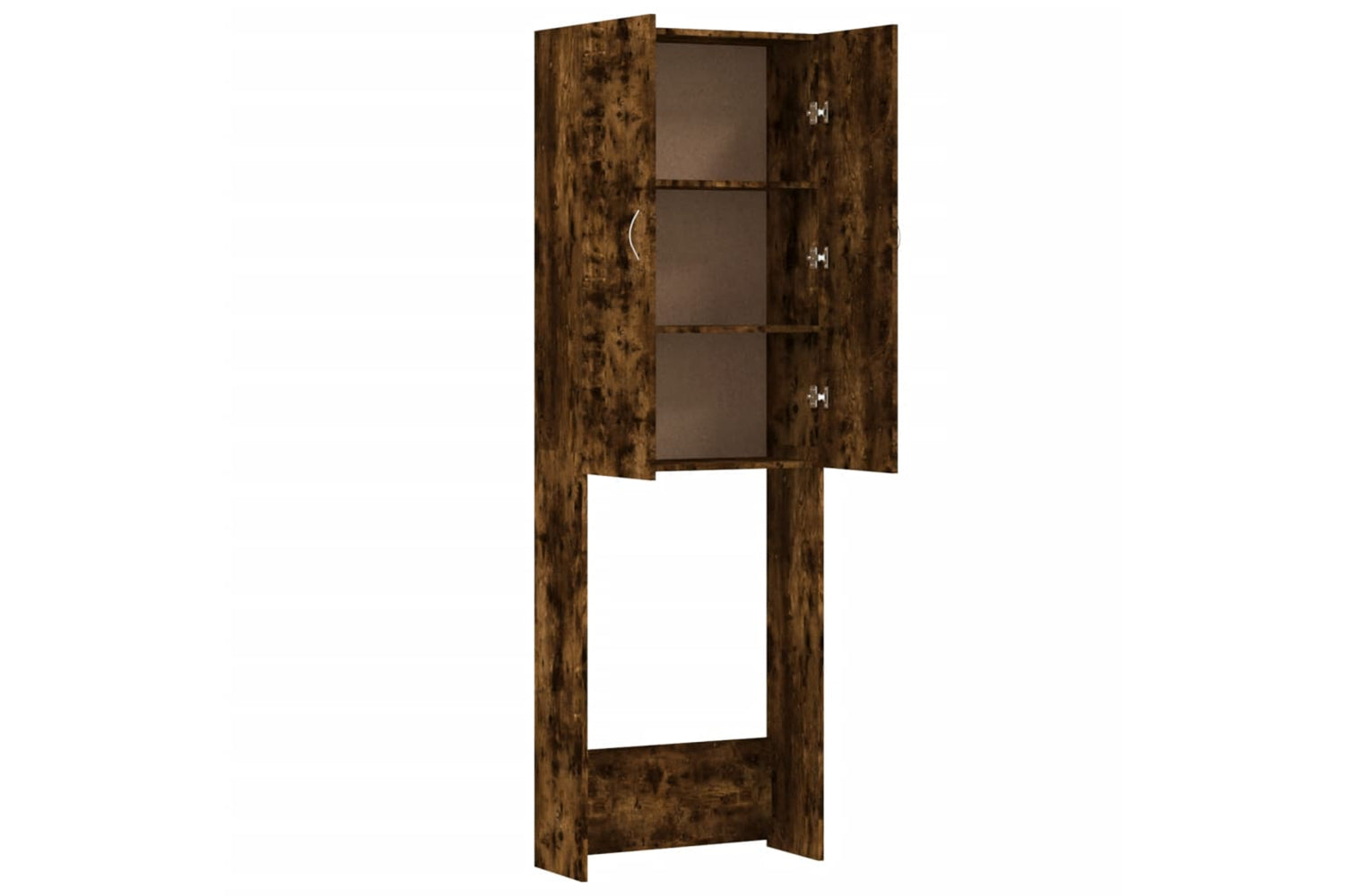 vidaXL Washing Machine Cabinet Smoked Oak 64x25.5x190cm-6