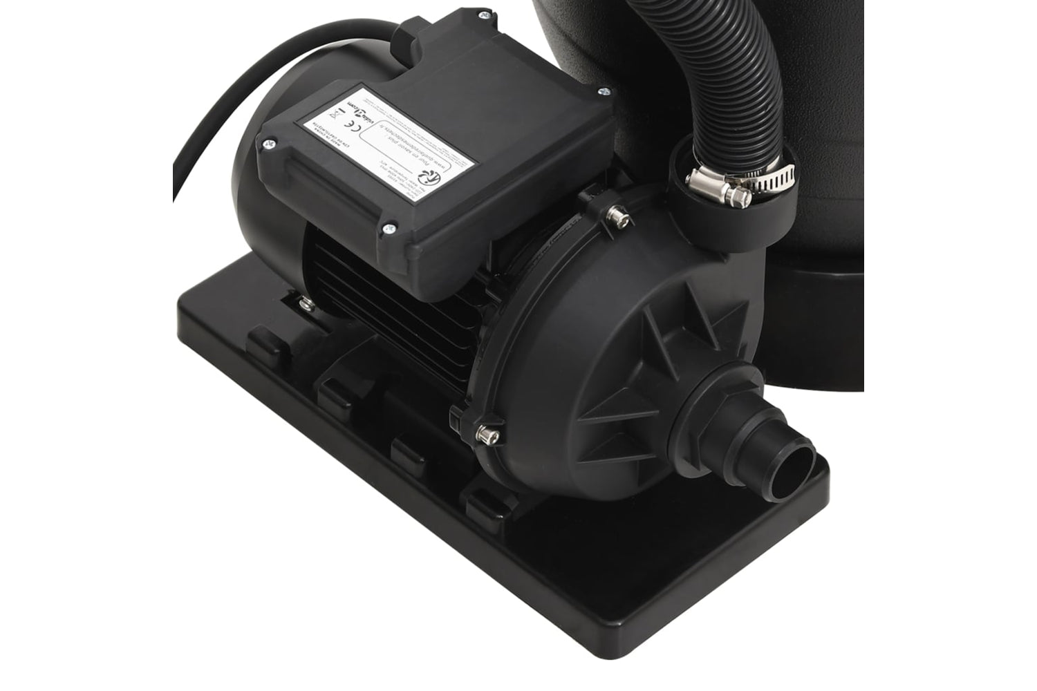 Vidaxl Pool Sand Filter With 6-way Valve Black-7