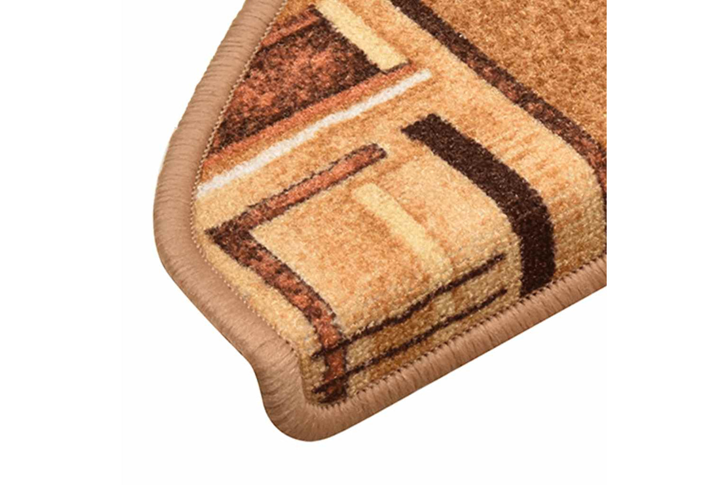 vidaXL 322411 Self-adhesive Stair Mats 15 Pcs Beige 65x21x4cm-6