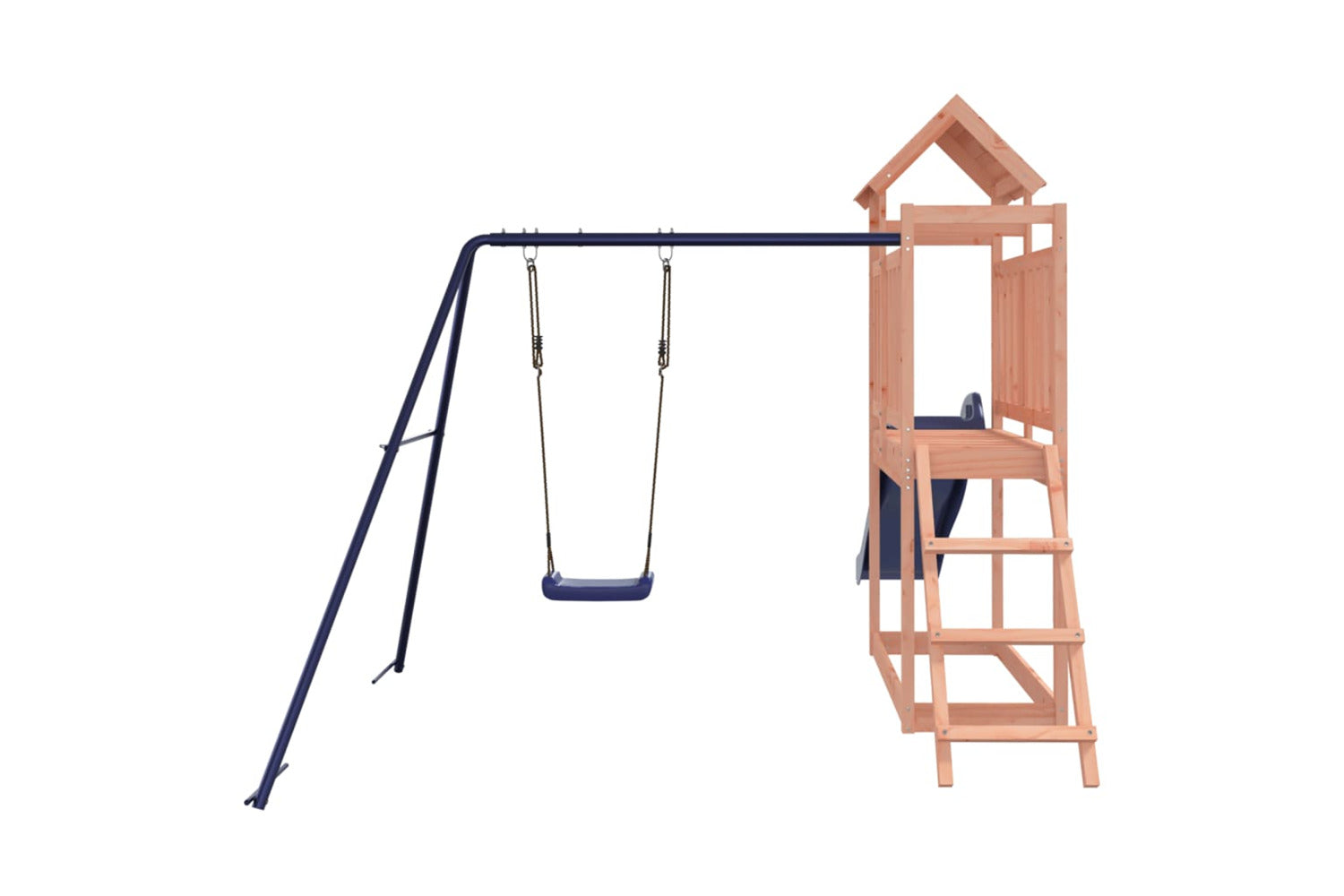 Vidaxl 3155877 Playhouse With Slide Swing Solid Wood Douglas-7