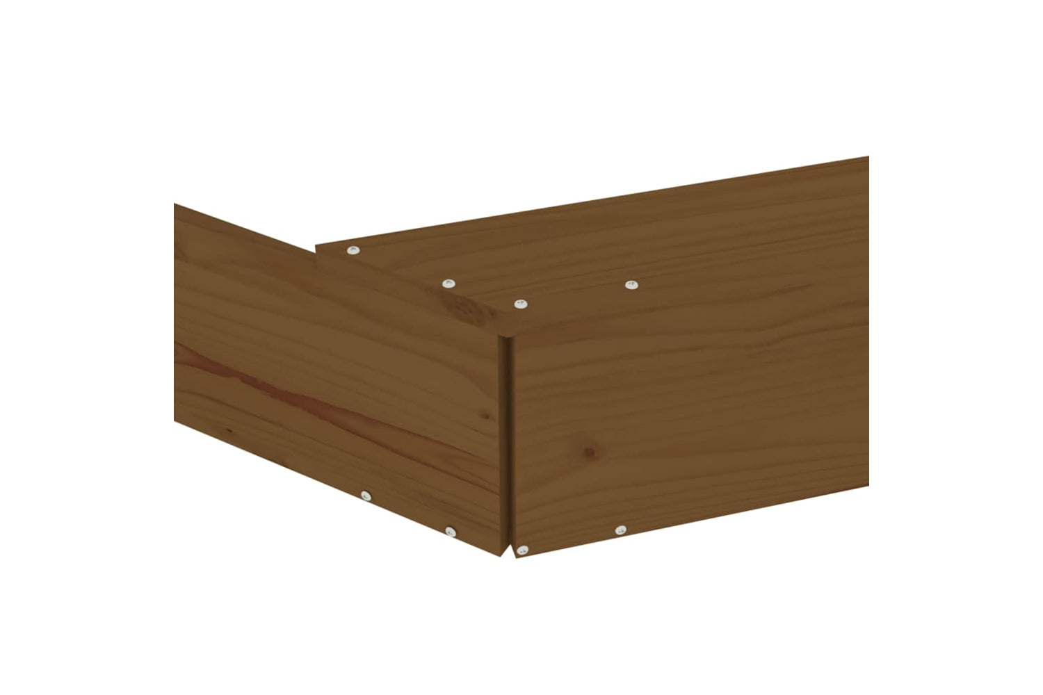 vidaXL 825012 Sandbox With Seats Honey Brown Octagon Solid Wood Pine-6