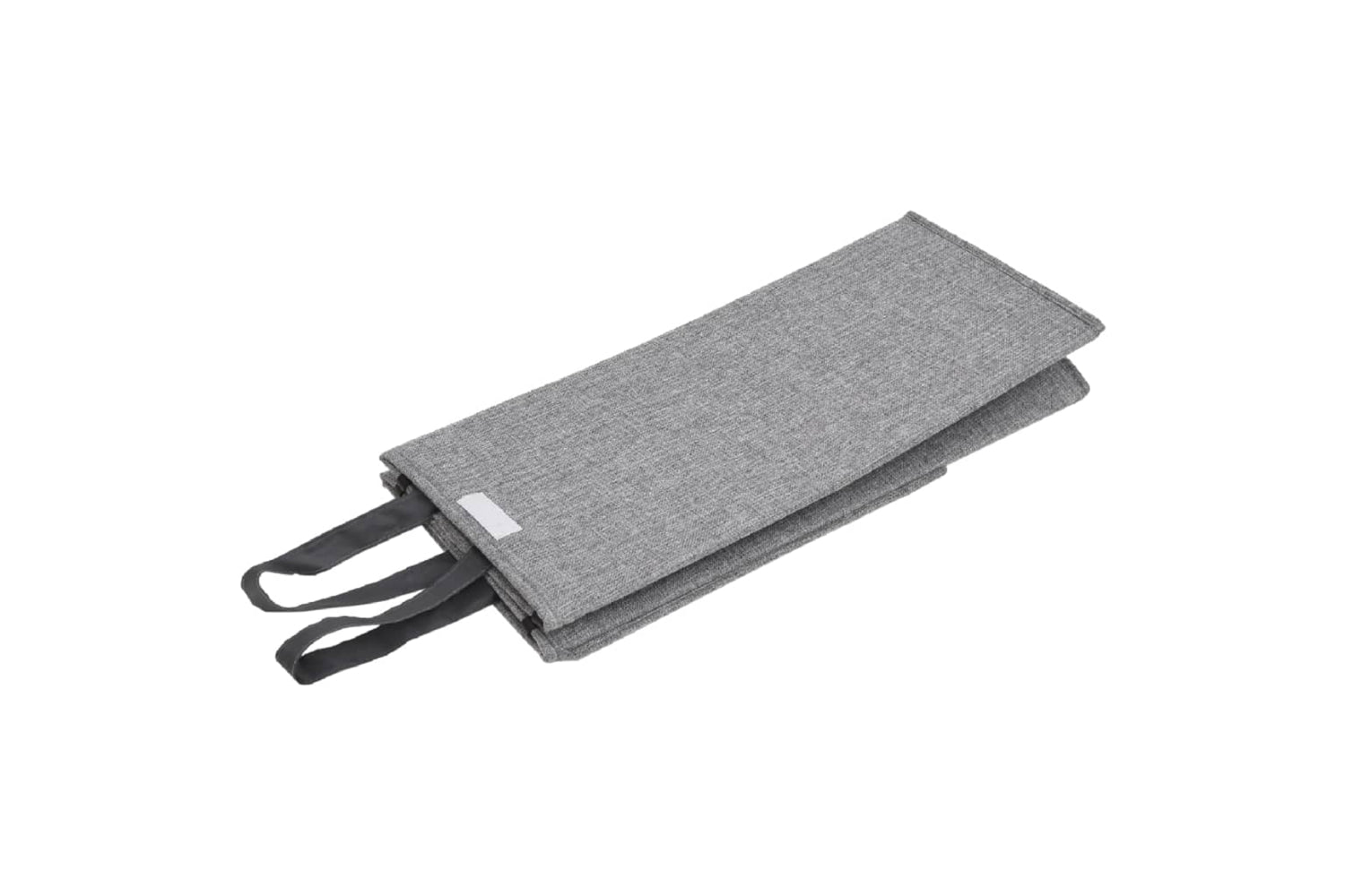 vidaXL 351039 Foldable Laundry Hamper Grey 26x34.5x59.5cm Faux Linen Fabric-6