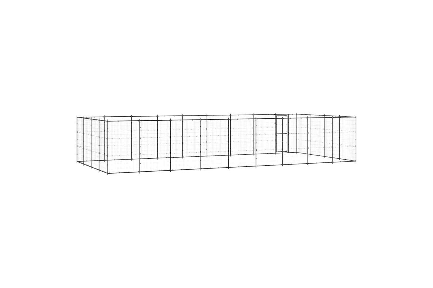 Vidaxl 3082316 Outdoor Dog Kennel Steel 43.56 M2-5