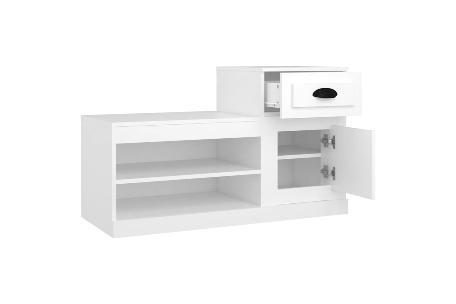 vidaXL 816416 Shoe Cabinet White 100x42x60cm Engineered Wood-7