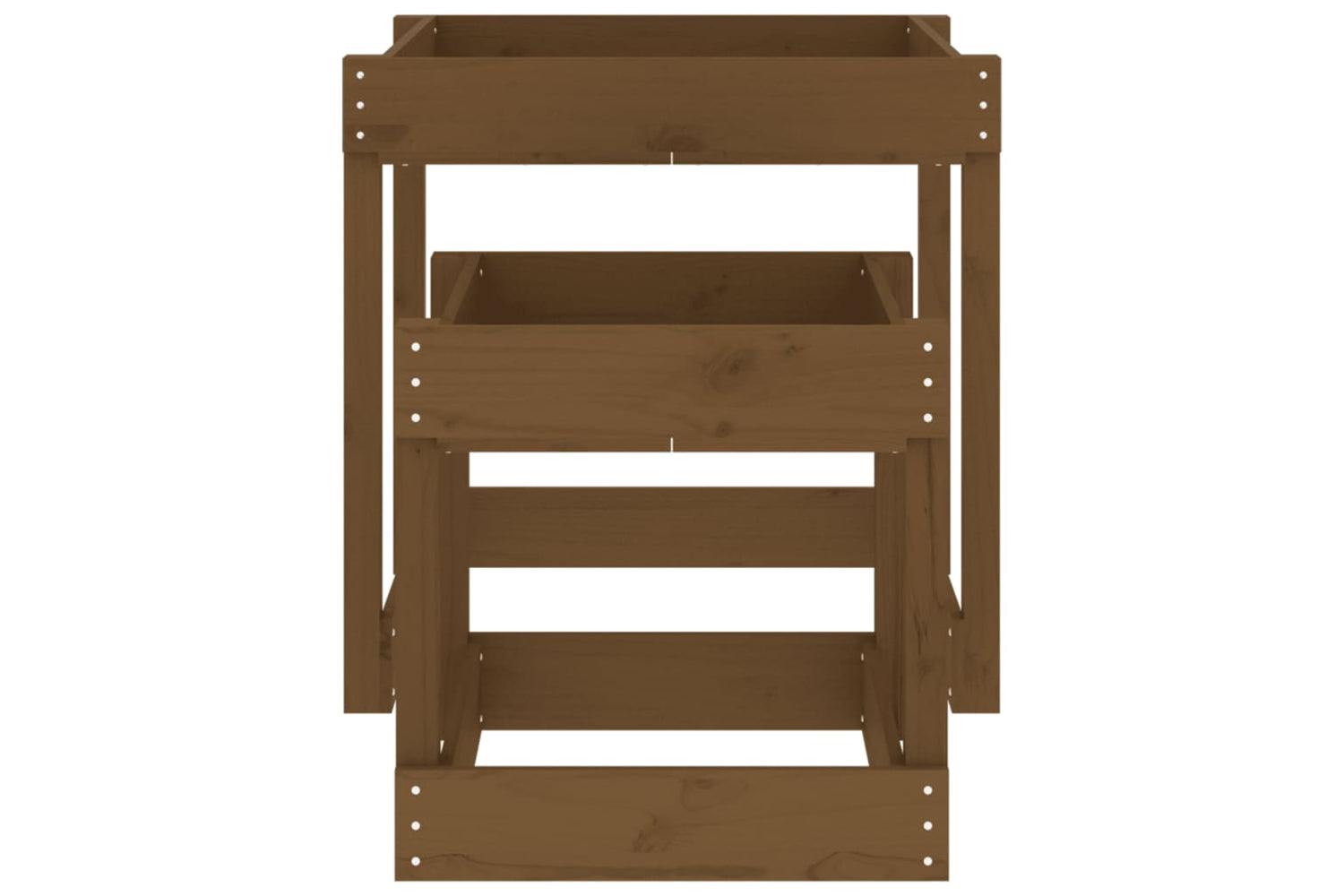vidaXL 825054 Sand Tables 2 Pcs Honey Brown Solid Wood Pine-4