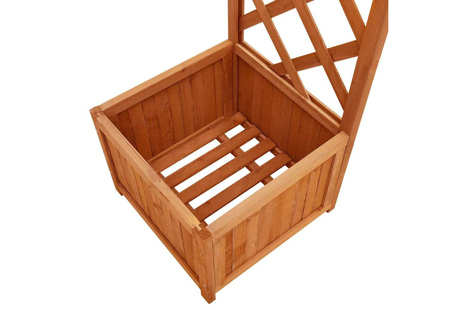 Vidaxl 316388 Garden Pergola With Planter Solid Firwood-5