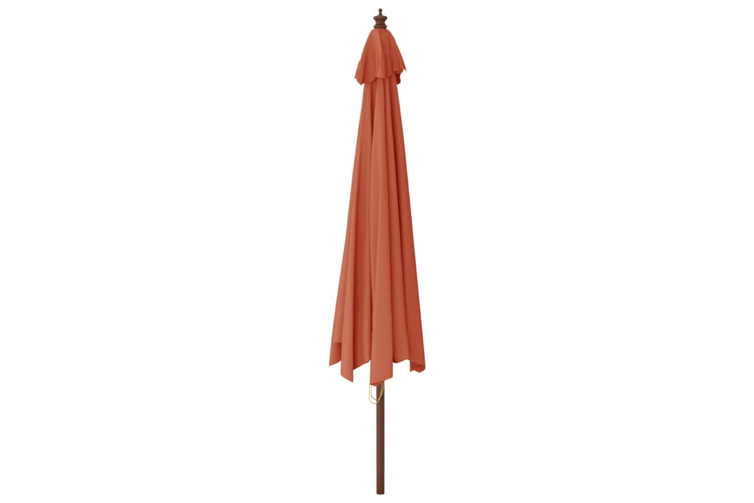 vidaXL 363180 Garden Parasol With Wooden Pole Terracotta 400x273cm-4